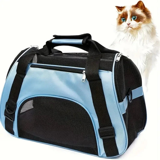 Portable Dog Cat Carrier Bag Pet Puppy Travel Bags Breathable Mesh