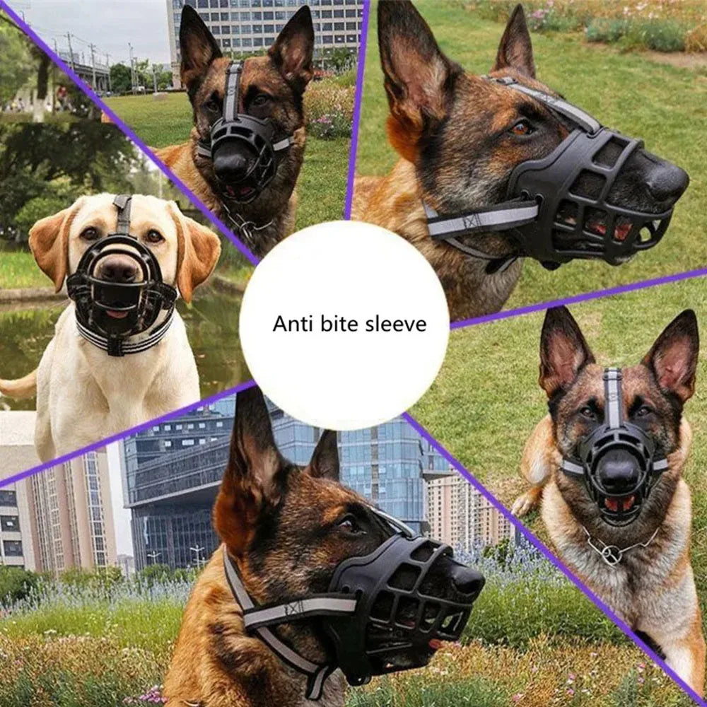 Mask Breathable Basket Dog Muzzle Durable Strong Mask Muzzle 