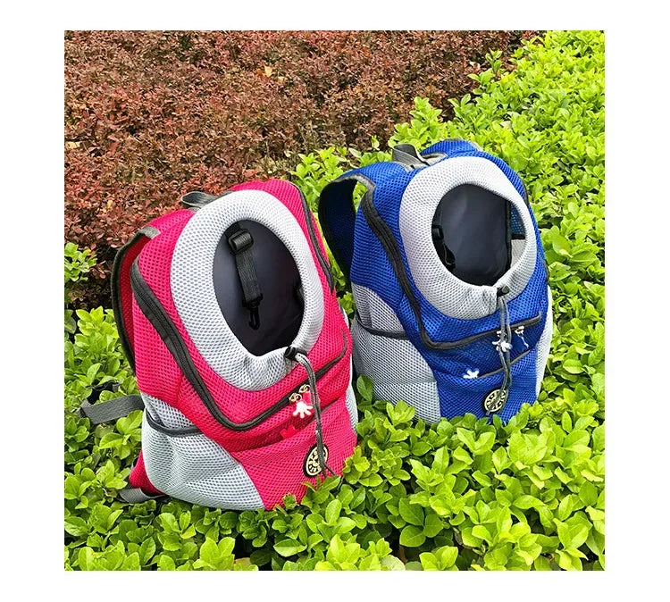 New Dog Pet Backpack Carrier Travel Bag Front Pack Breathable Adjustable 