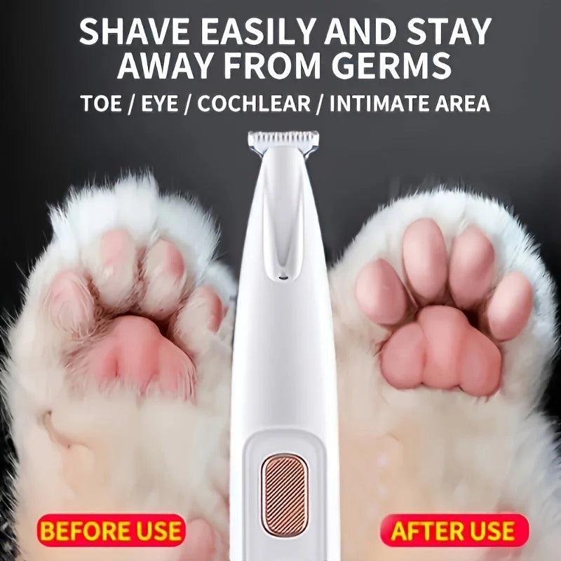 Professional Pet Hair Clipper, Cat and Dog Foot Razor