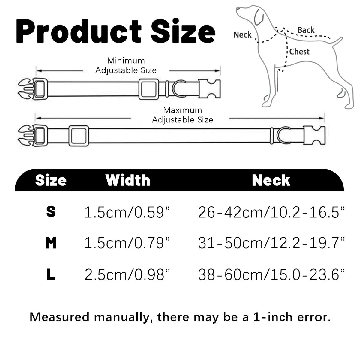 pet neckbands, suitable for small, medium, and large dogs, perfect for outdoor use, anti-lost.