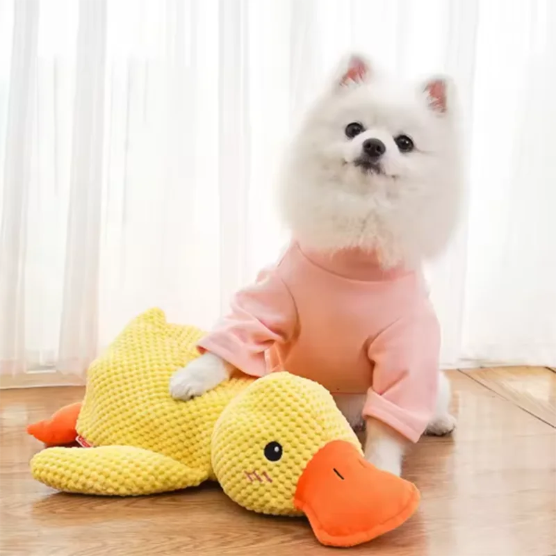 Duck Dog Toy Plush Chew Resistant Durable