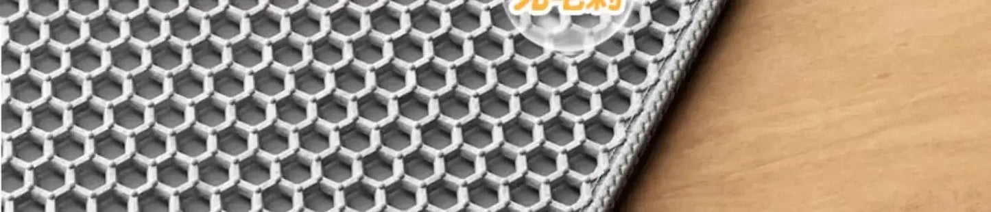 Premium Large Cat Litter Mat  Non-Slip Washable Pet Toilet Pad Sand Control