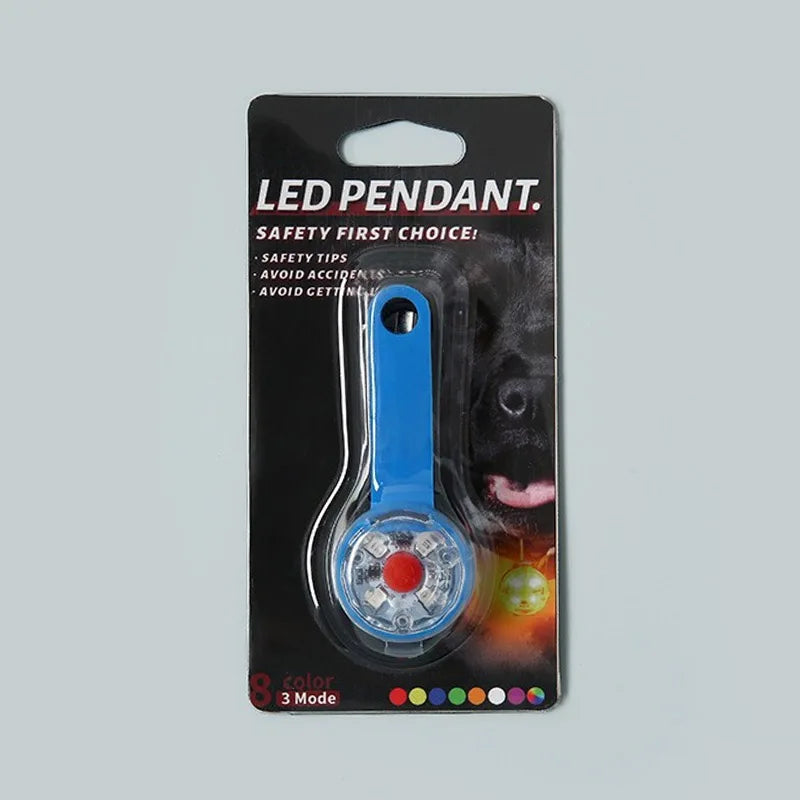 LED Pet Tracking Luminous Pendant Ligh Dogs Collars Dog Wear
