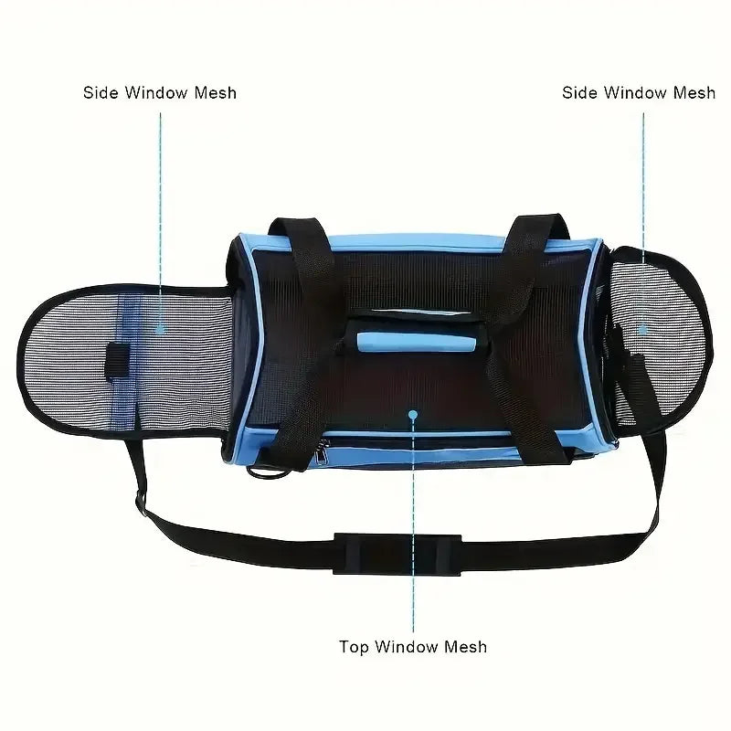 Portable Dog Cat Carrier Bag Pet Puppy Travel Bags Breathable Mesh