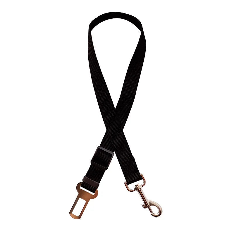 Car Seat Belt Pet Seat Vehicle Dog Harness Lead Clip Safety Lever Traction Dog Collars