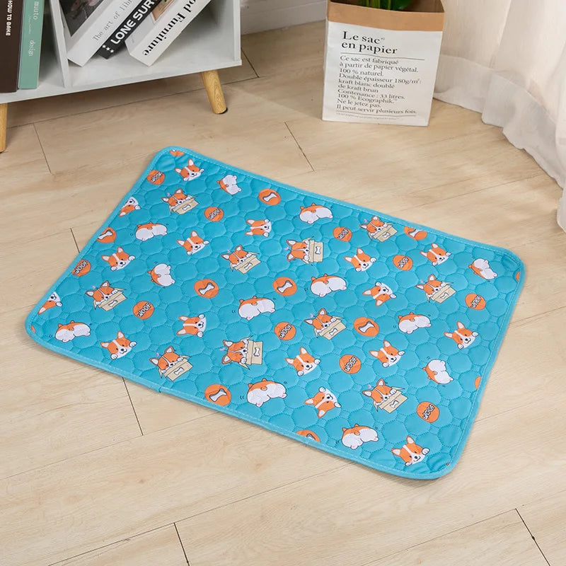 Dog Pee Pad Blanket Reusable Absorbent Diaper Washable Puppy