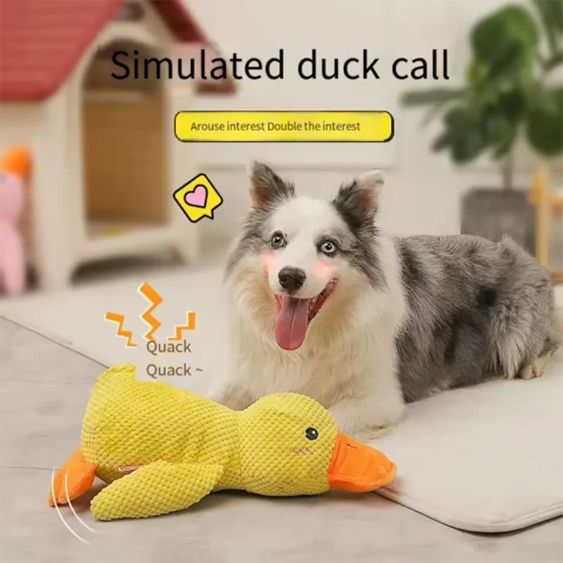 Duck Dog Toy Plush Chew Resistant Durable