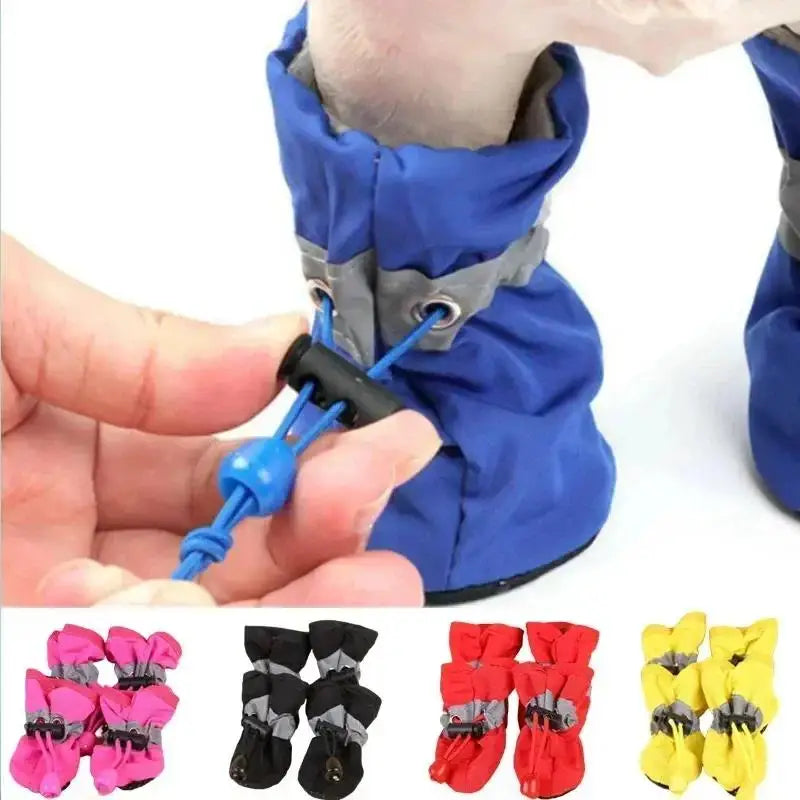 Pet Dog Shoes Anti-slip Rain Snow Boot Thick Warm For Small Cats Dogs Puppy Socks Booties