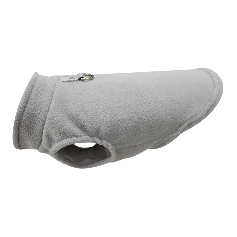 Warm Fleece Dogs Clothes Pet Dog Jacket Vest With D