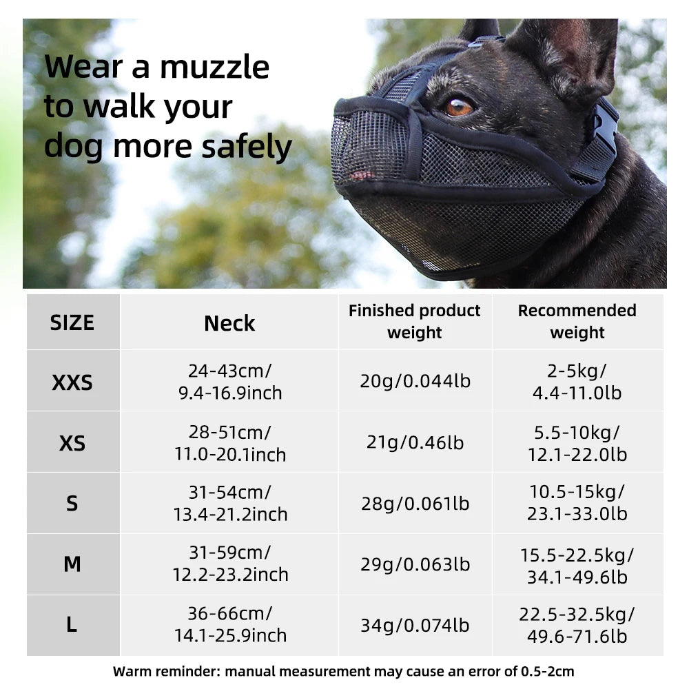 Dog Muzzle for Short