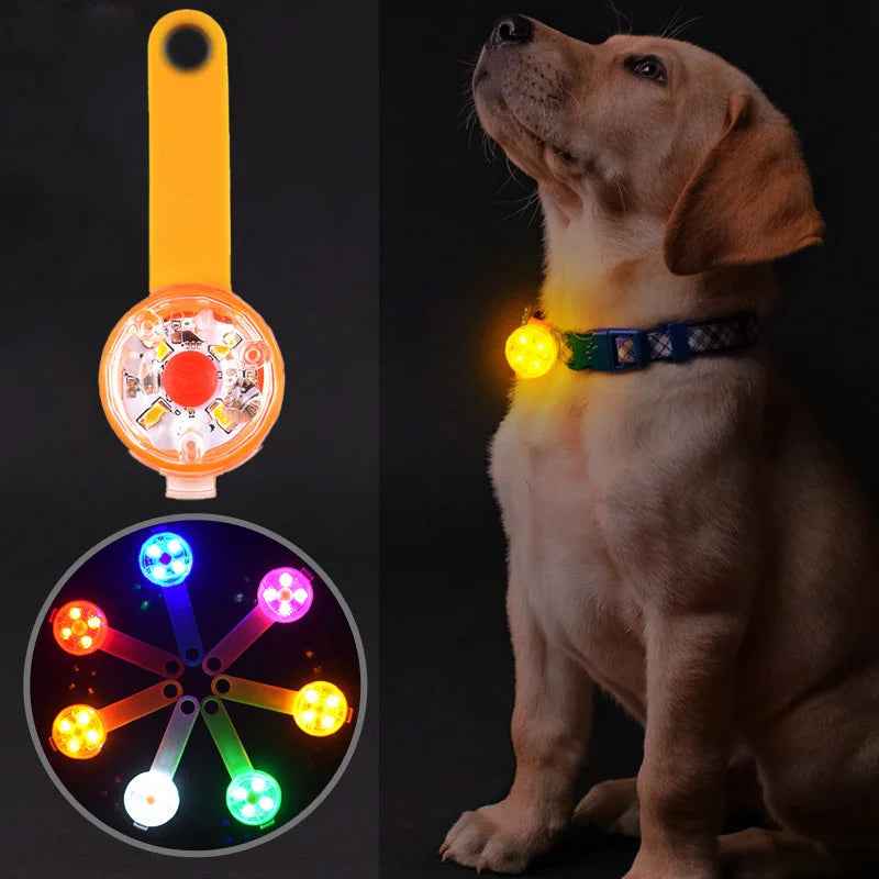 LED Pet Tracking Luminous Pendant Ligh Dogs Collars Dog Wear