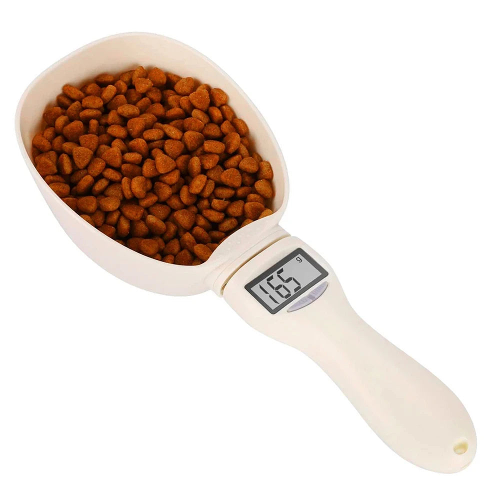 Pet Food Cup Digital Spoon Scale Kitchen Food Scale with LED Display