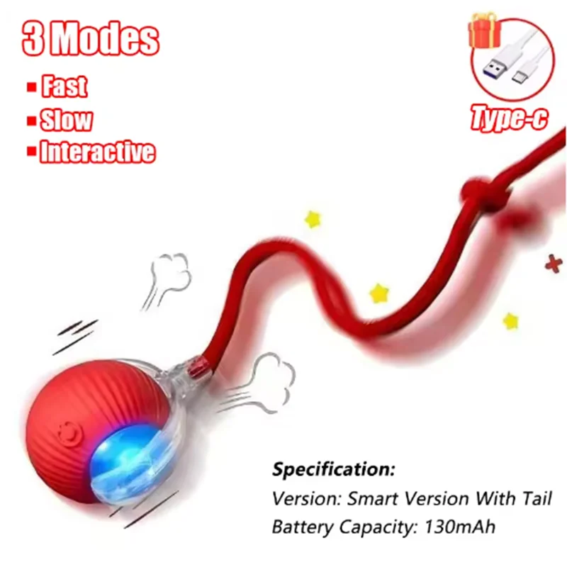 Hot intelligent interactive cat ball long-lasting pet dog toys