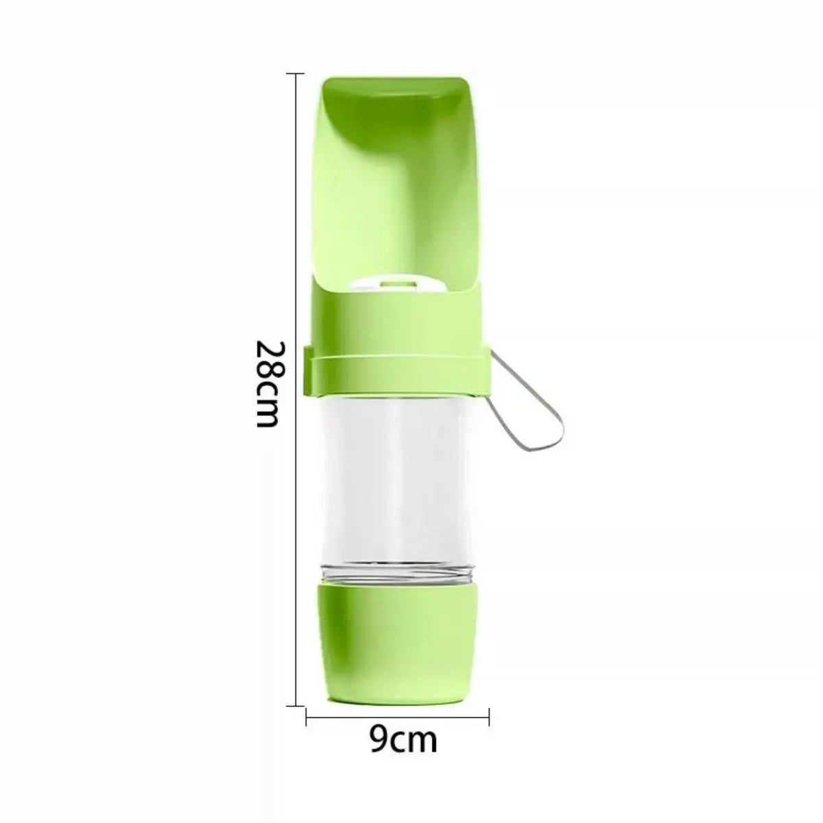 Portable Dog Cat Water Bottle with Storage Food