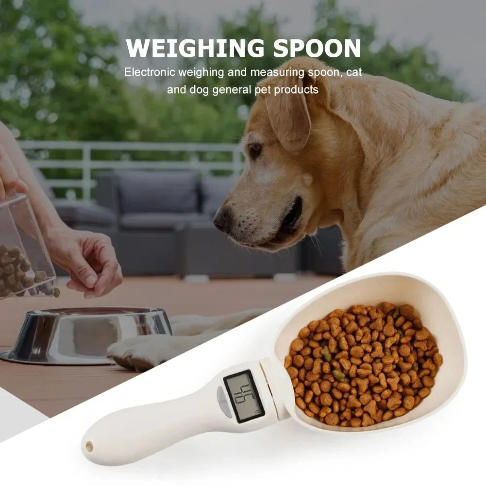 Pet Food Cup Digital Spoon Scale Kitchen Food Scale with LED Display