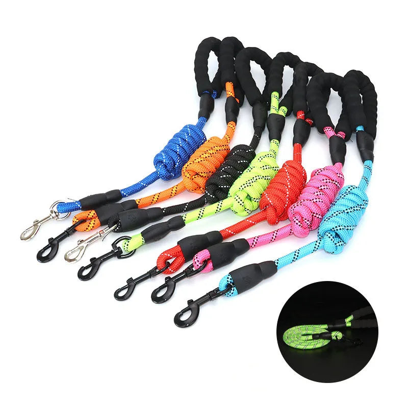 Double Heavy Duty Traction Rope For Strong Dogs - Enhance Safety And Contr