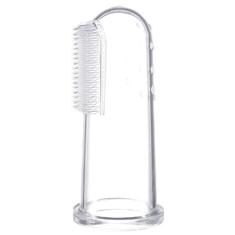Dog Brush Bad Breath Tartar Teeth Care Tool Dog Cat Cleaning Silicagel 