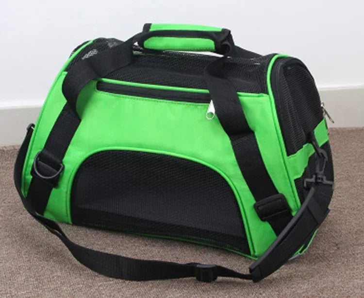 Portable Dog Cat Carrier Bag Pet Puppy Travel Bags Breathable Mesh