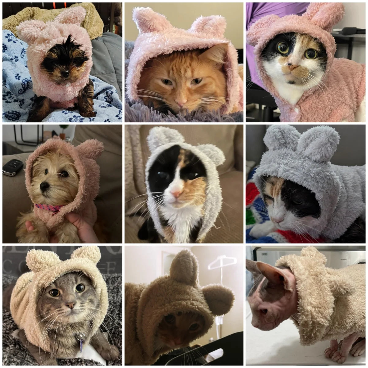 Autumn Winter Cat Clothes Soft Warm Cute Kitten Sweater
