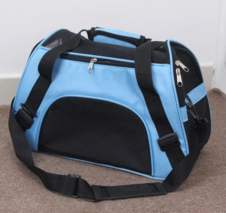 Portable Dog Cat Carrier Bag Pet Puppy Travel Bags Breathable Mesh