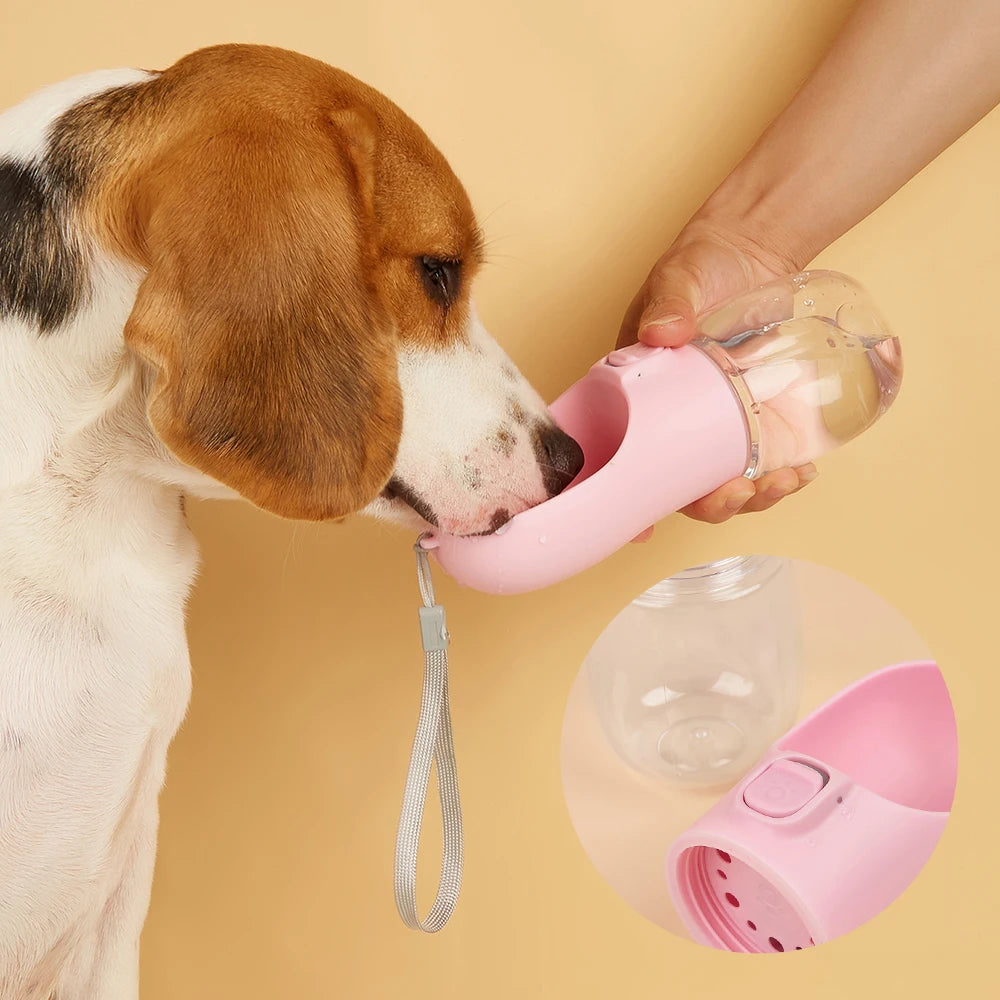 Outdoor Travel Leakproof Puppy Drinking Container Pug Chihuahua Labrador Dog Water Bottle For Pet Dogs Cats