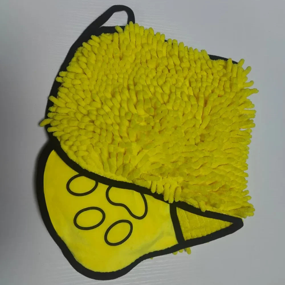 Cat Towels Convenient Soft Bath Robe Dry Pet Cleaning Washcloth 