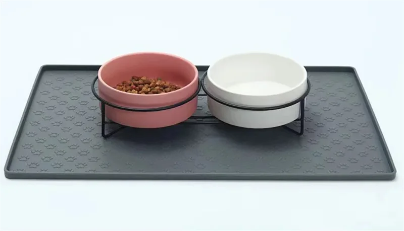 Pet Placemat Cat Dog Drinking Feeding Placemat Feeder Mats Cat
