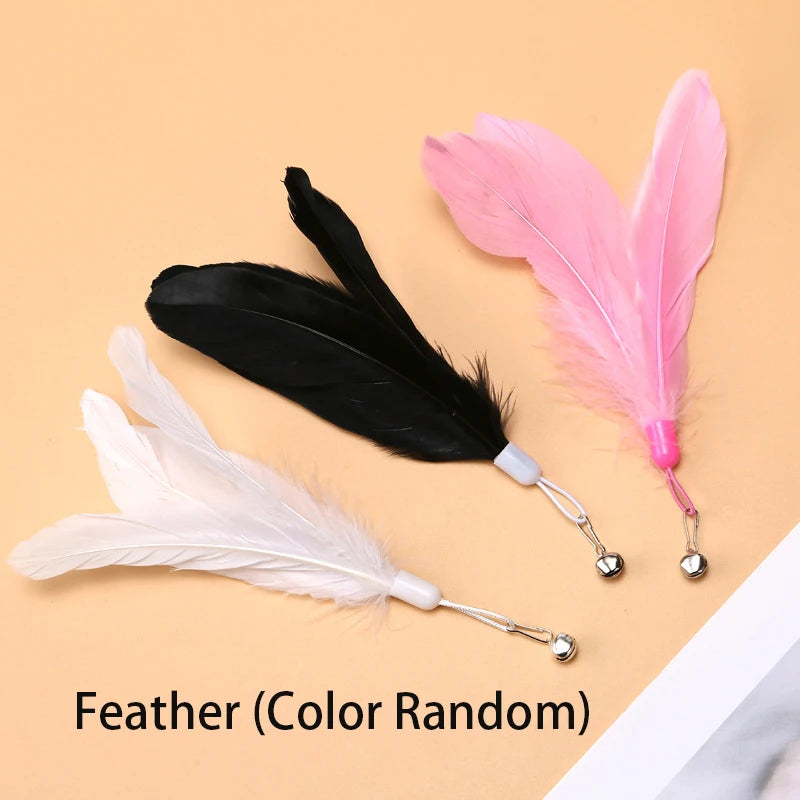 Interactive Cat Toy Handfree Cat Stick Playing Kitten