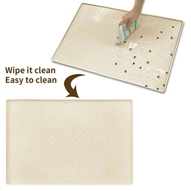 Pet Placemat Cat Dog Drinking Feeding Placemat Feeder Mats Cat