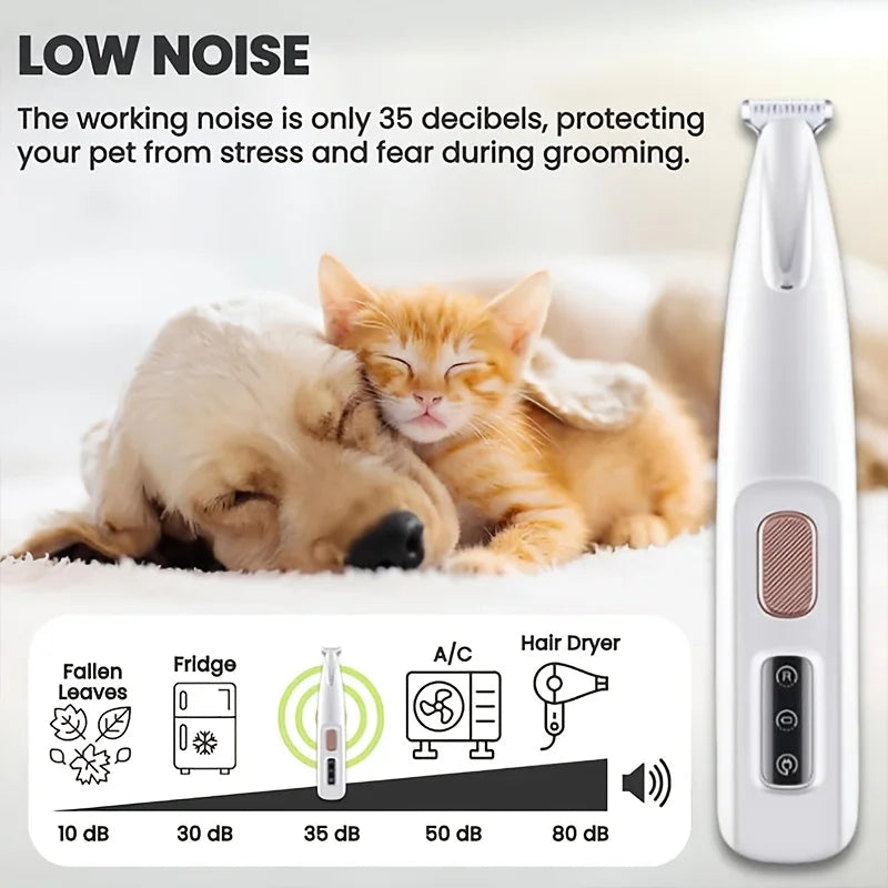 Professional Pet Hair Clipper, Cat and Dog Foot Razor