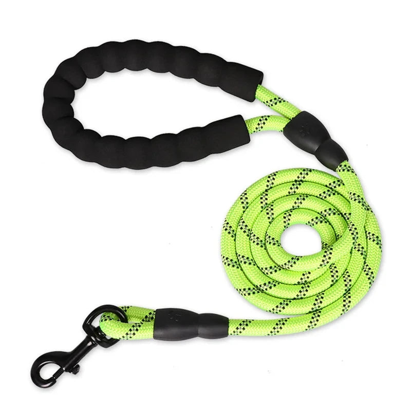 Double Heavy Duty Traction Rope For Strong Dogs - Enhance Safety And Contr