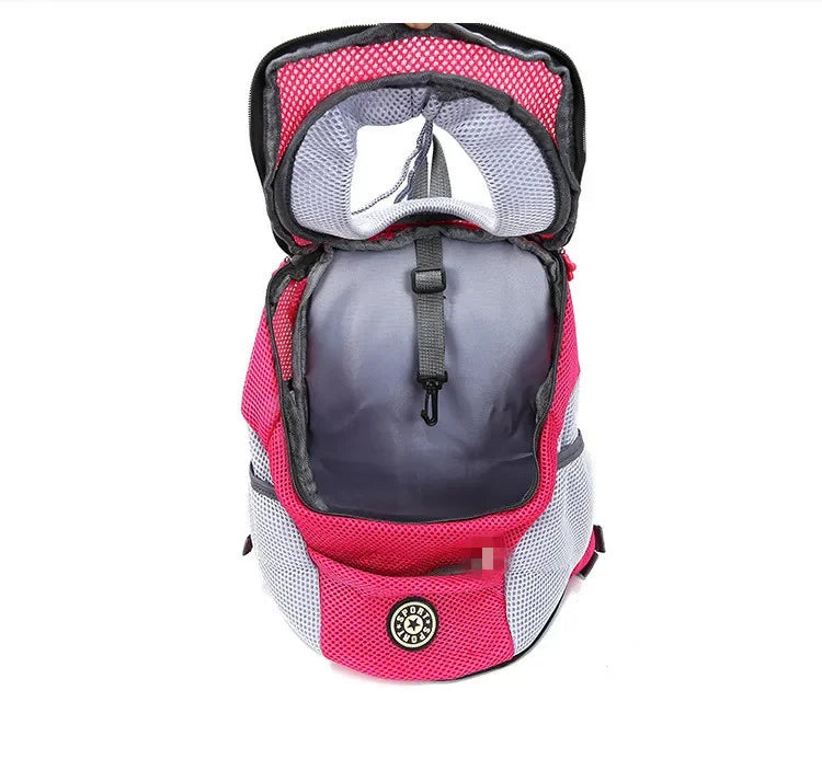 New Dog Pet Backpack Carrier Travel Bag Front Pack Breathable Adjustable 