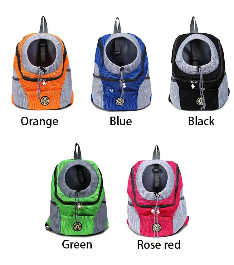 New Dog Pet Backpack Carrier Travel Bag Front Pack Breathable Adjustable 
