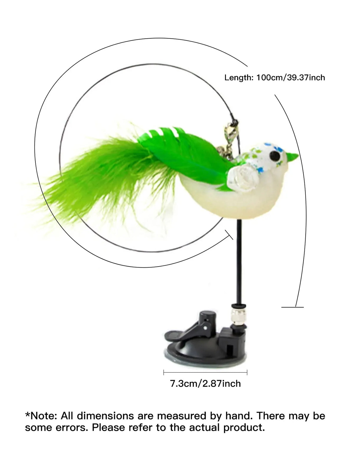Interactive Sucker Feather Bell Funny Cat Toys