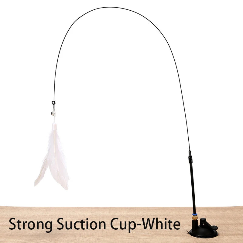 Interactive Cat Toy Handfree Cat Stick Playing Kitten