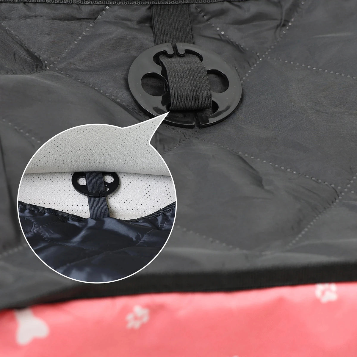 Dog Car Seat with Storage Pocket,Travel Dog Bag Cover Folding Hammock