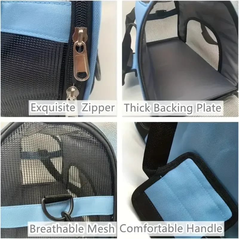 Portable Dog Cat Carrier Bag Pet Puppy Travel Bags Breathable Mesh