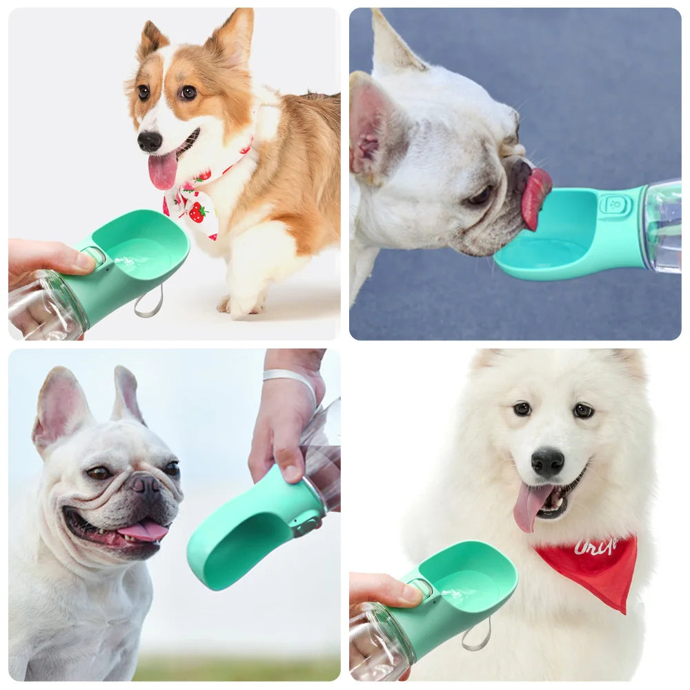 Outdoor Travel Leakproof Puppy Drinking Container Pug Chihuahua Labrador Dog Water Bottle For Pet Dogs Cats