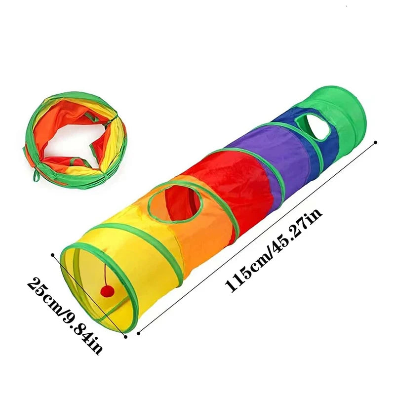 Cat Tunnel Tube Foldable Cat Toys Kitty 