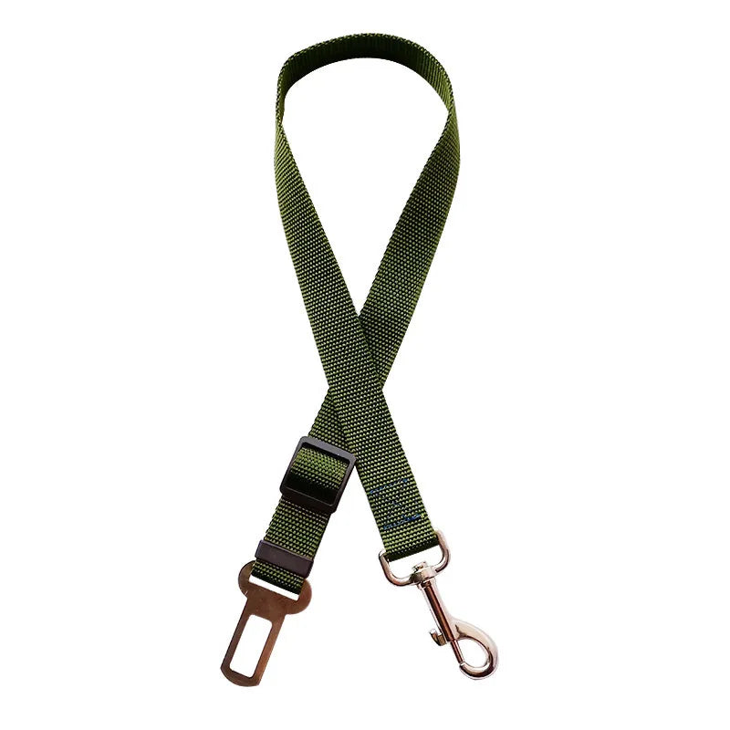 Car Seat Belt Pet Seat Vehicle Dog Harness Lead Clip Safety Lever Traction Dog Collars
