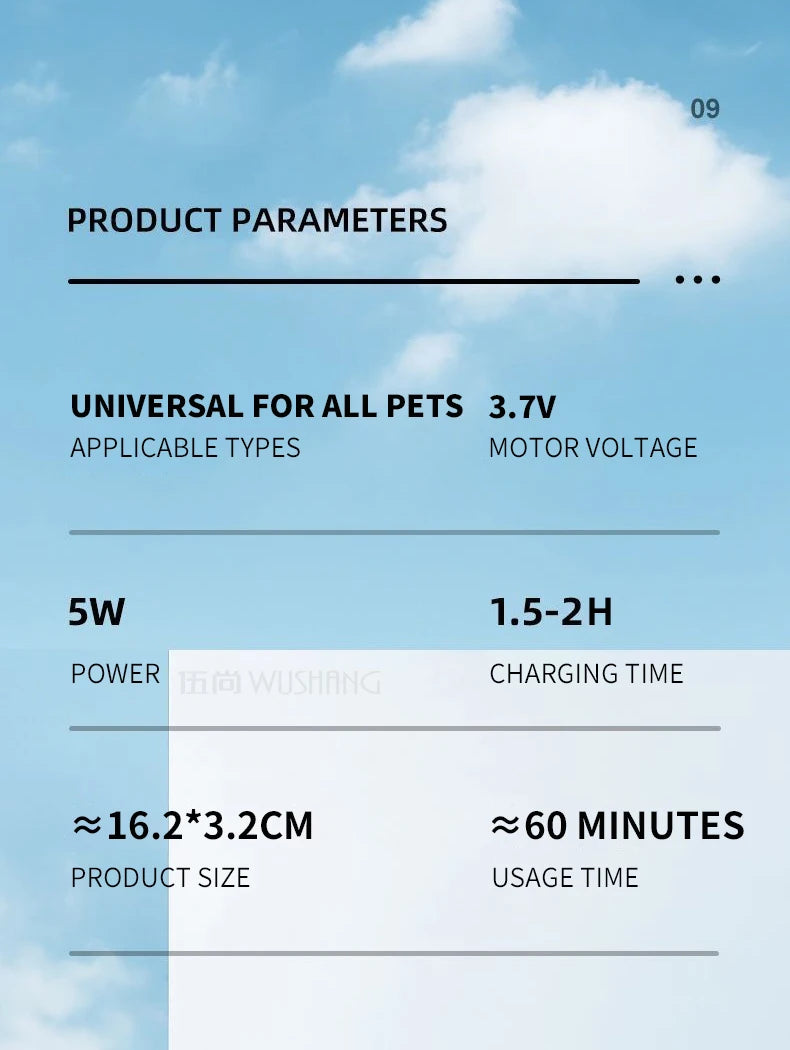 Pet Dog Electric Groomer Trimmer