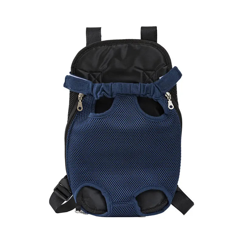 Double Shoulder Breathable Portable Travel Pet Dog Carrier Backpack Mesh