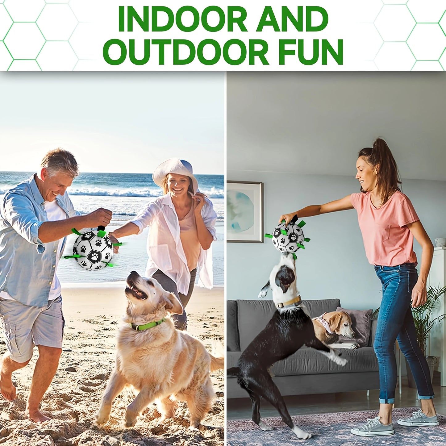 Durable Water Ball for Dogs, Dog Chasing and Playing Toy, Without Battery