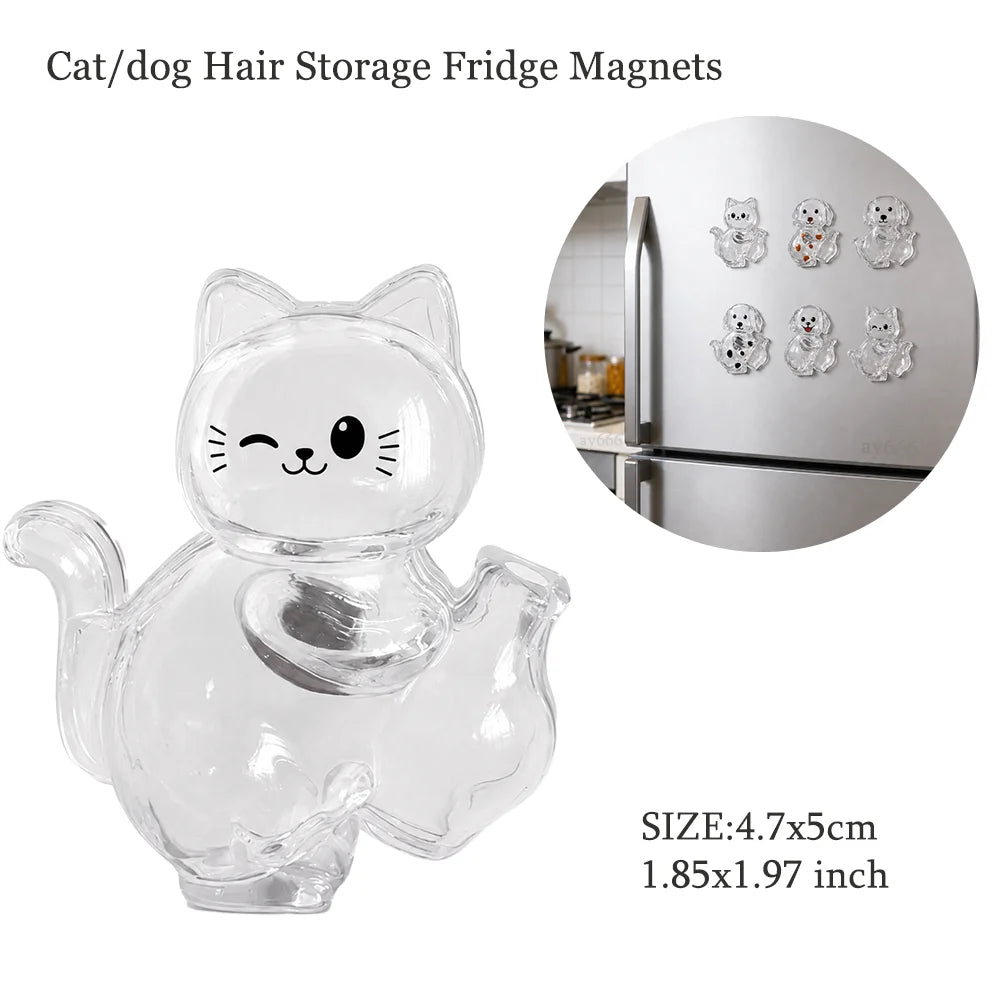 Dog Hair Storage Box Puppy Hair Memorial Keepsake Capsule Pet's Dog/Cat Fur 
