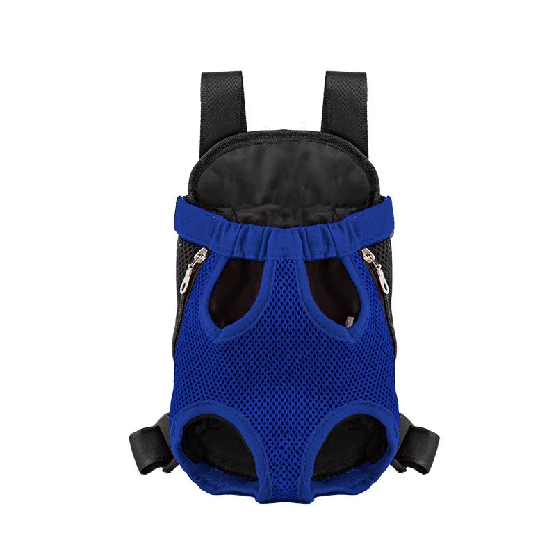 Double Shoulder Breathable Portable Travel Pet Dog Carrier Backpack Mesh