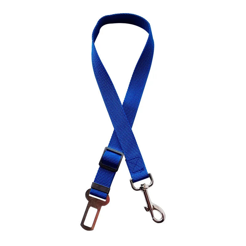 Car Seat Belt Pet Seat Vehicle Dog Harness Lead Clip Safety Lever Traction Dog Collars