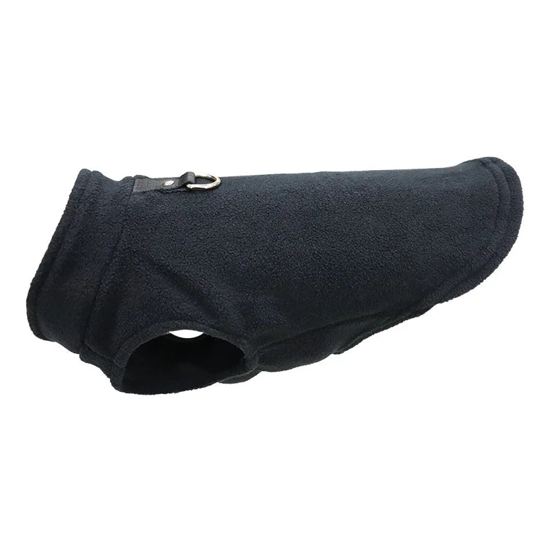 Warm Fleece Dogs Clothes Pet Dog Jacket Vest With D