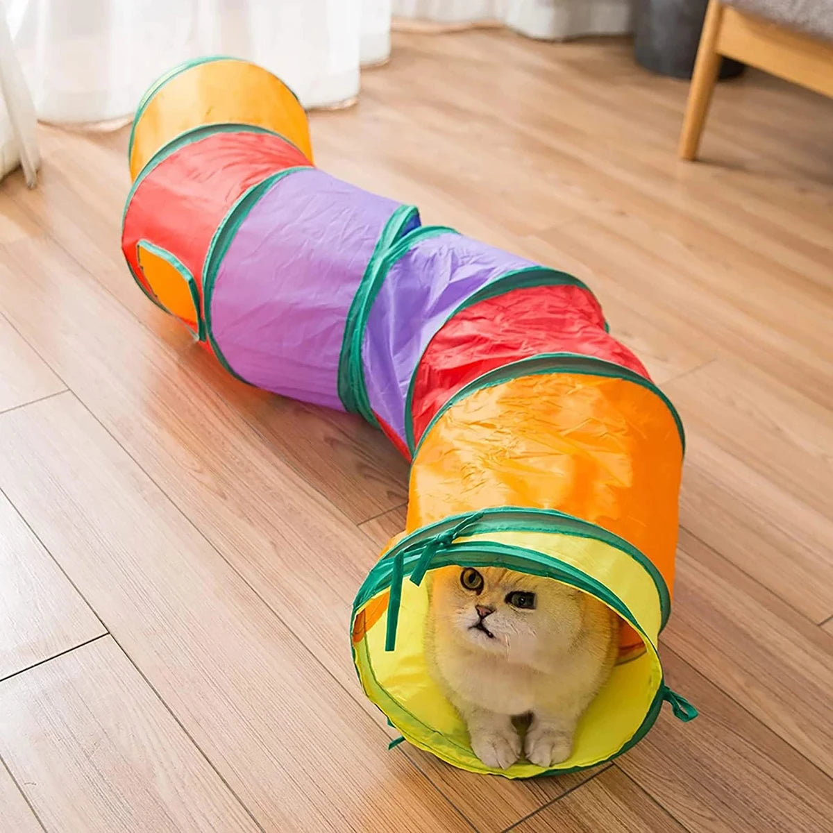 Cat Tunnel Tube Foldable Cat Toys Kitty 