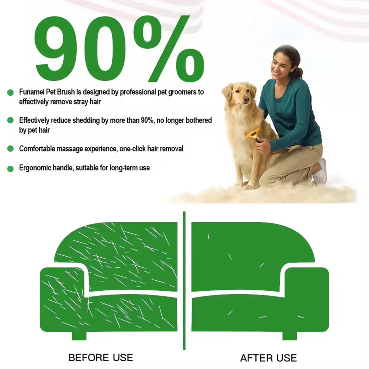 Pet Brush for Dogs Cats Dog Comb Pet Hair